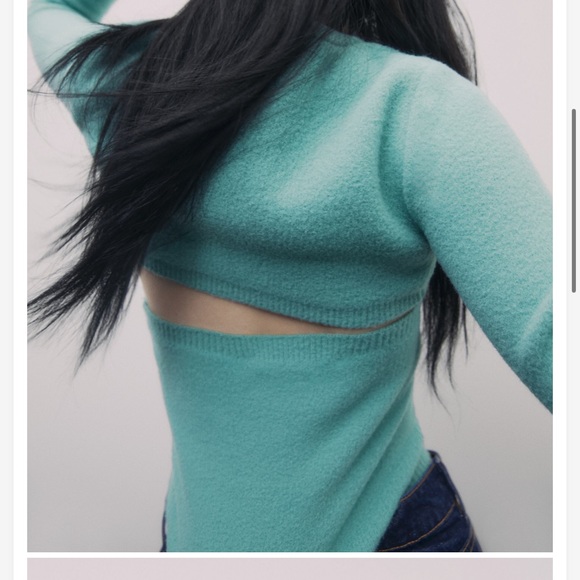 Zara knit bandeau top - Picture 2 of 5